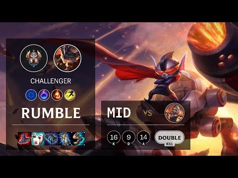 Rumble Mid vs Qiyana - EUW Challenger Patch 10.3