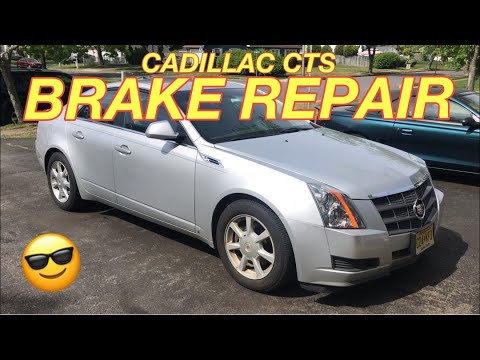 Fixin It - CADILLAC CTS BRAKES REPLACEMENT - Installing New Brake Pads and Rotors on a Cadillac CTS. Easy!