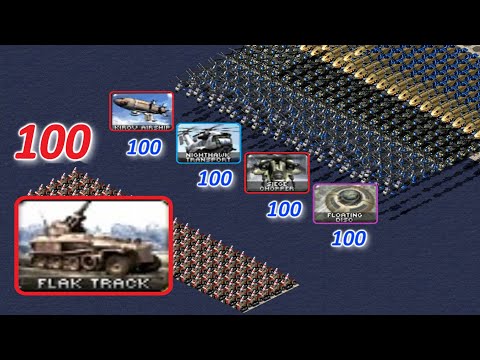 Flak Track Anti-Air Capabilities - Red Alert 2