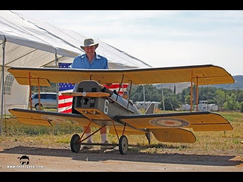 HUGE 1/2 Scale S.E.5a Scout Biplane -- Warbirds & Classics 2016