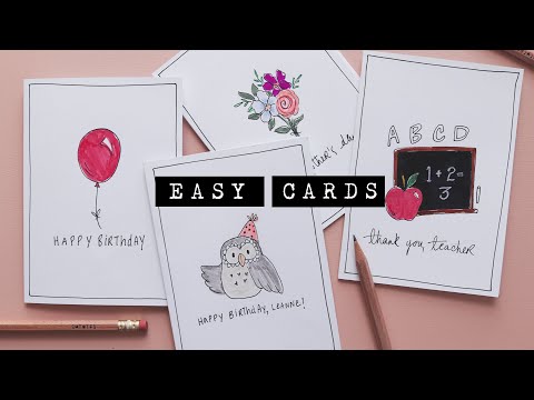 The Quickest and Easiest Handmade Card (for all occasions!)