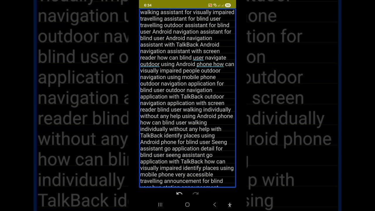 Seeing Assistant One of the best app outdoor navigation for blind travel independently without help