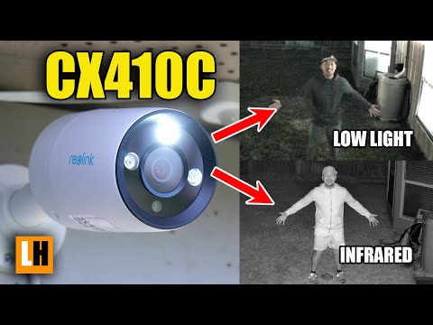 Reolink CX410C - BETTER than the CX410? ColorX Night Vision and IR