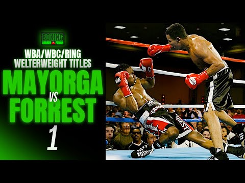 Ricardo Mayorga vs Vernon Forrest 1 | Full Fight | WBA/WBC/RING WW Titles | HBO Boxing | 25/1/2003