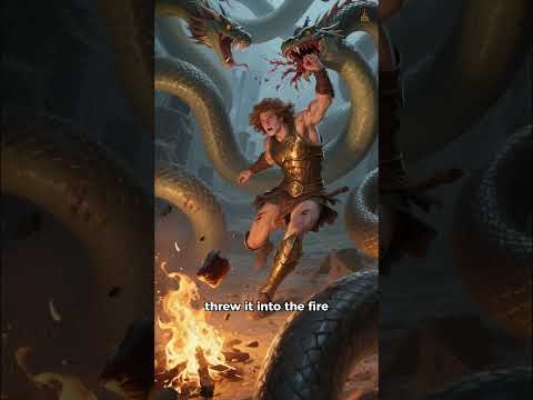 Hercules vs the Lernean Hydra #englishlegend  #history #hercules