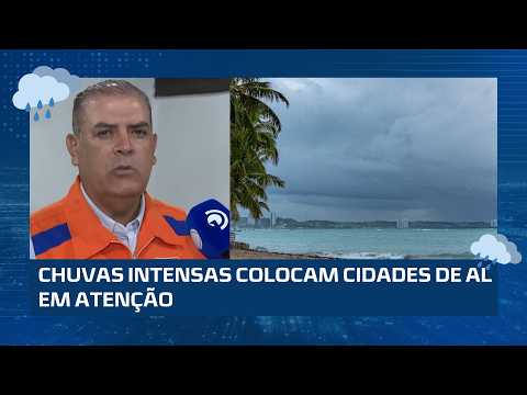 Atenção: INMET emite dois alertas para chuvas em Alagoas