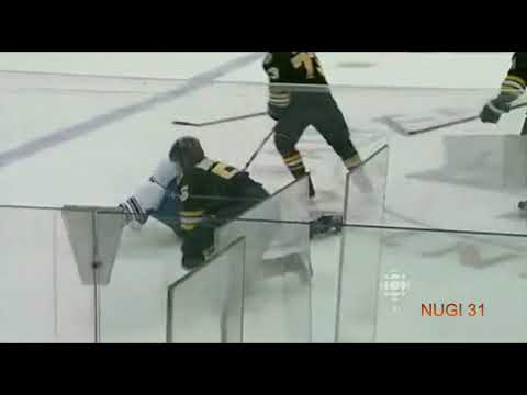 Johnny Boychuck hit on Matt Stagan 12/19/2009