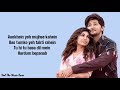 Is Qadar (LYRICS) - Tulsi Kumar | Darshan Raval | Sachet-Parampara | Sayeed R