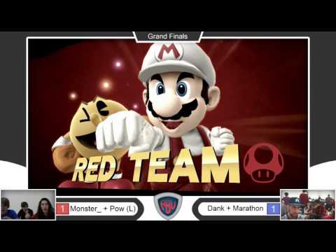 ABU Monthly 14: Monster_ + Pow Vs. Dank + Marathon - Smash 4 Doubles Grand Finals
