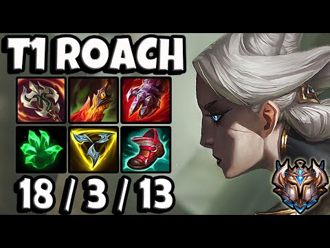 Camille TOP vs Sylas [ T1 Roach ] Lol Korea Challenger Patch 11.6 ✅