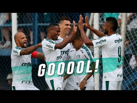 SÃO CAETANO 0 X 2 PALMEIRAS - GOLS - PAULISTA 2019