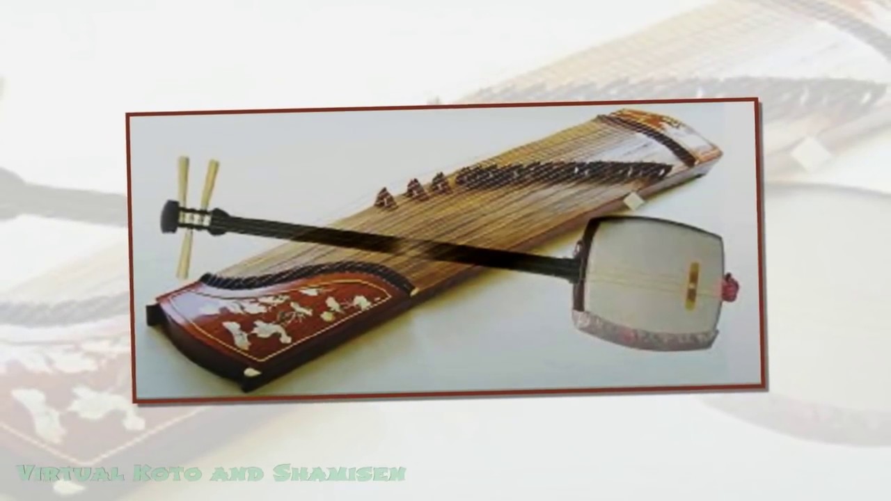 Japanese three 2024 stringed lute