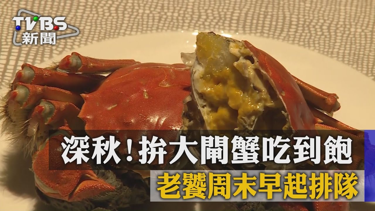 深秋!拚大閘蟹吃到飽 老饕週末早起排隊