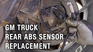GM Truck Rear ABS Sensor Replacement