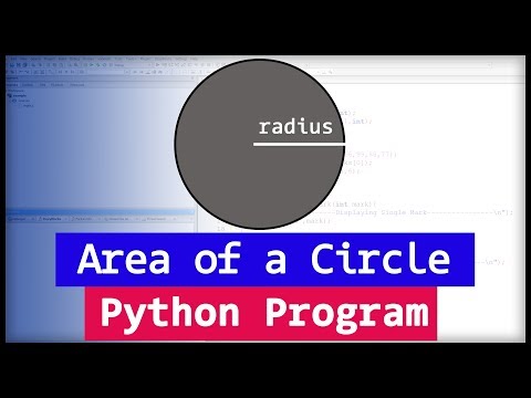Area Of Circle In Python Python Program