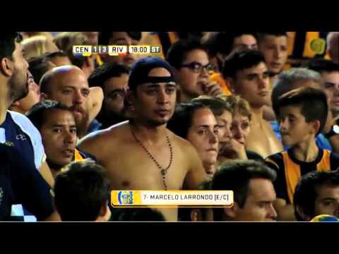 Gol de Larrondo en contra- Central 3 - 3 River - Torneo Transición 2016 - Fecha 4