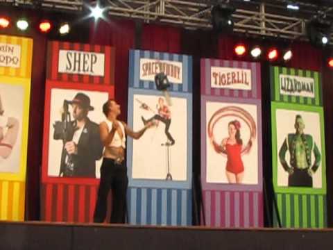 The Space Cowboy breaking a Guniness World Record at the Sydney Royal Easter Show 2013
