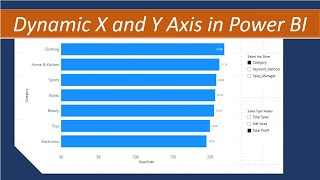 Dynamic X and Y Axis in Power BI | Stacked Bar Chart Tutorial