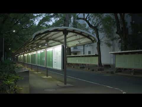 人文社会学科 【不在の時間#9】夜の風　愛知大学豊橋キャンパスの様子