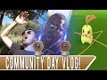 Shiny Chikorita Community Day Vlog with iVoli! *SHINY CHIKORITA TROLL* Shiny Turned Into A Geodude! Shiny Chikorita Community Day Vlog with iVoli! *SHINY CHIKORITA TROLL* Shiny Turned Into A Geodude!