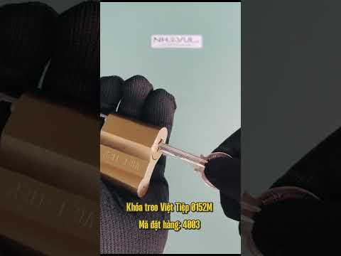 Khóa treo đồng thường Việt Tiệp 0152M 5 phân chìa