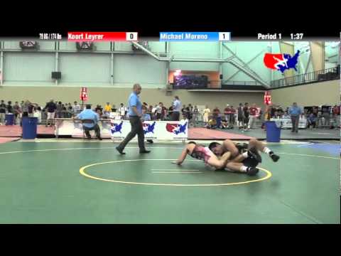 University Nat`ls FS  79 KG / 174 lbs: Koort Leyrer vs. Michael Moreno