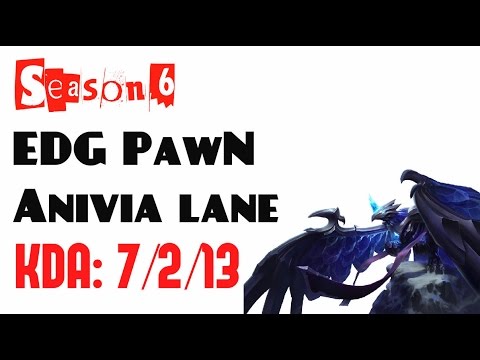 Korea Challenger LOL - EDG PawN - Anivia Mid lane (Feb 7, 2016)