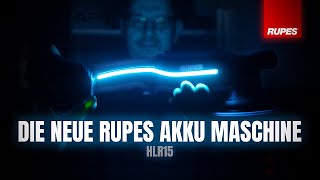 Die neue Rupes Akku Poliermaschine / HLR15