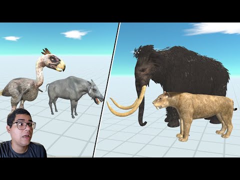 BATALHA DE ANIMAIS PRÉ-HISTÓRICOS!!! (ANIMAL REVOLT BATTLE SIMULATOR)