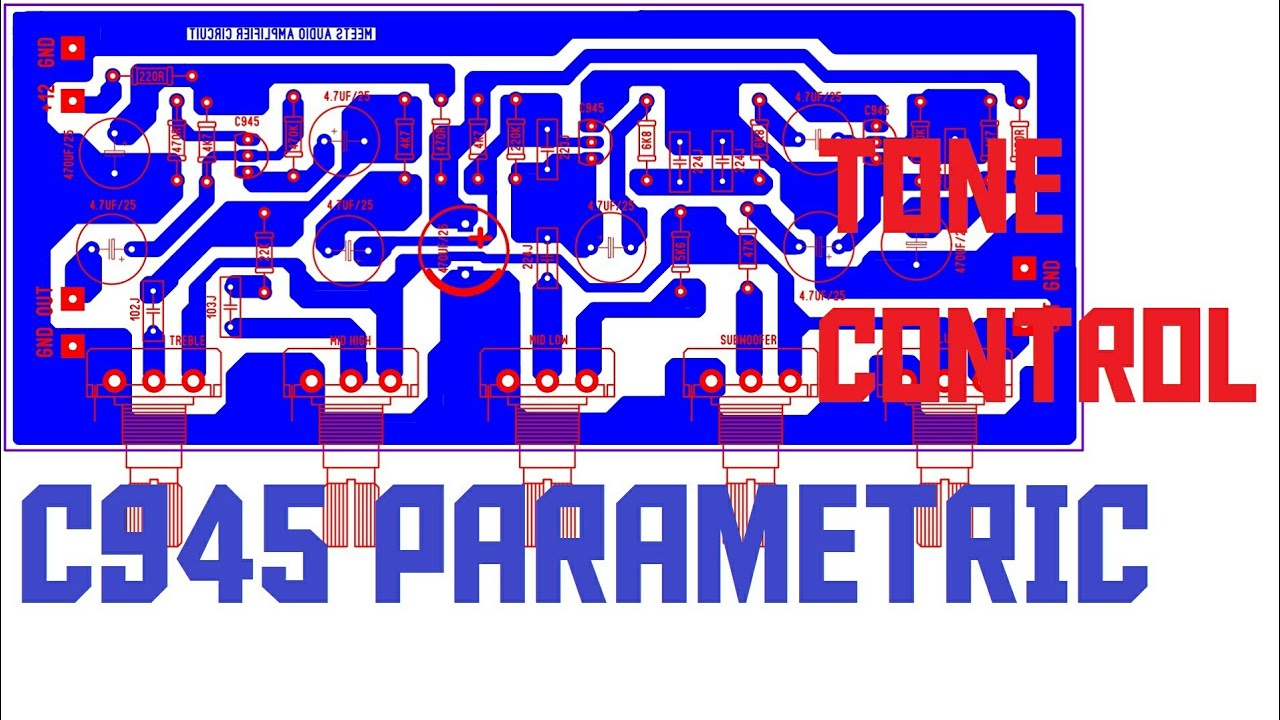 TR C945 parametric •Equalizer Tone control mono• PDF