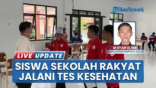 Hari Pertama Sekolah, Siswa Sekolah Rakyat Banjarbaru Langsung Cek Kesehatan