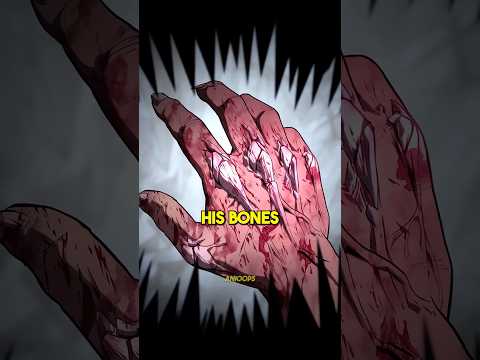 5 years of punching have made his bones visible