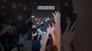 ✘ Drake premiered GORDO’s new remix of ‘Hold On, We’re Going Home’ live on his world tour!🔥