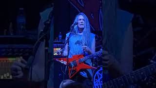 Trey Azagthoth (drunk or sober?)Hobart Indiana Morbid Angel April 2 2023
