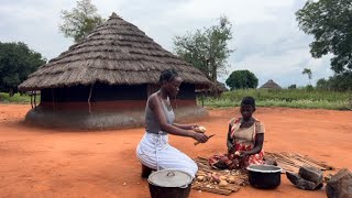 African Village life in Congo 🇨🇩/ Cooking  With My New Family