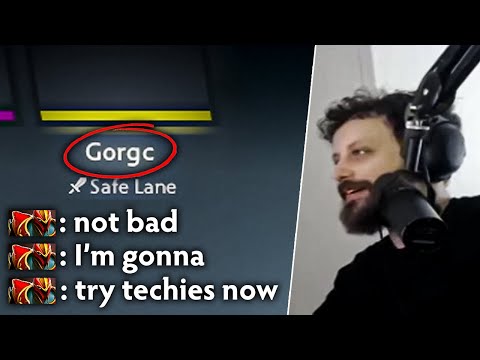 I finally made Gorgc start practicing Techies🔥