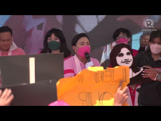 CAMPAIGN TRAIL: In final week, Robredo returns to LuzViMin ‘battleground areas’