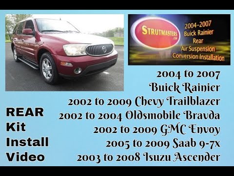 2004 2007 Buick Rainier Rear Air Suspension Conversion Kit With 2004 2007 Buick Ranier Rear Air Suspension Conversion Installation