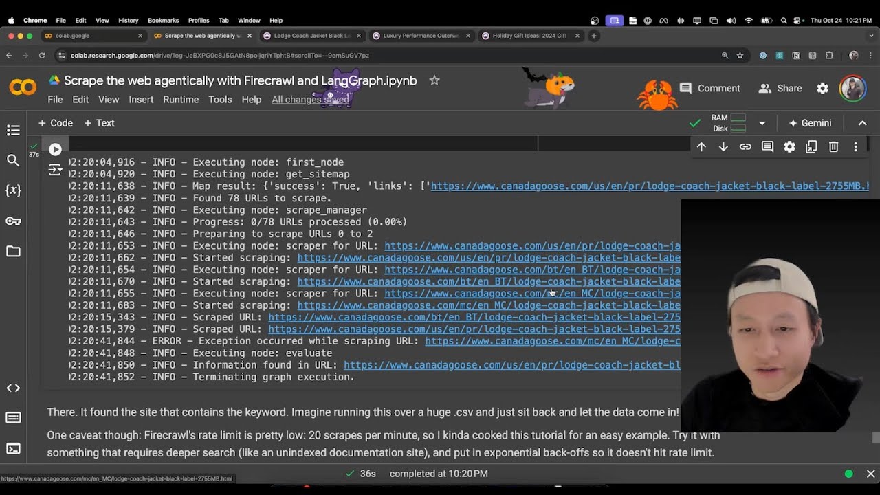 Agentically scrape the web with Firecrawl & LangGraph (LangChain)