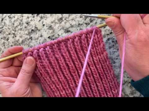 Brioche Knit Stitch Portuguese Style