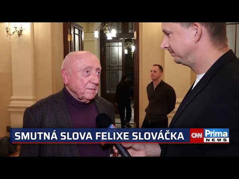 Smutná slova Felixe Slováčka: Jak je na tom Dáda? Bohužel nemůžu odpovědět, nezvládám to