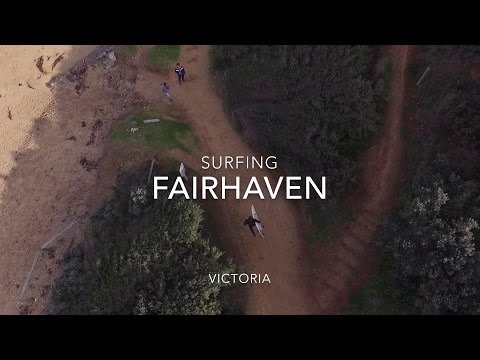 Aerial and surf footage from Fairhaven