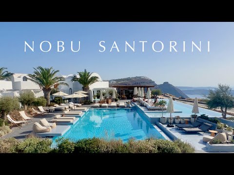 NOBU HOTEL SANTORINI | Jaw-dropping views (full tour in 4K)