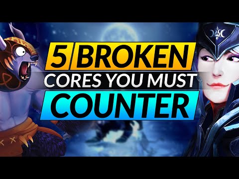 How to Counter the 5 SUPER BROKEN CORE HEROES - Best Drafting and Picking Tips - Dota 2 Guide