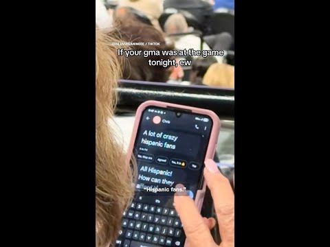 Spurs fans react to 'Crazy Hispanic Fans' text