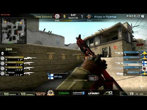 CS:GO NiP vs TSM (dust2) - FACEIT League 2015 Stage 3