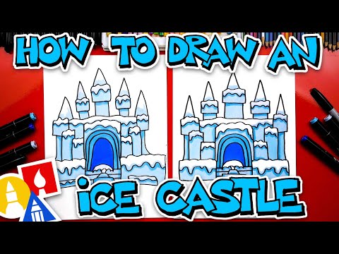 How To Draw An Ice Castle