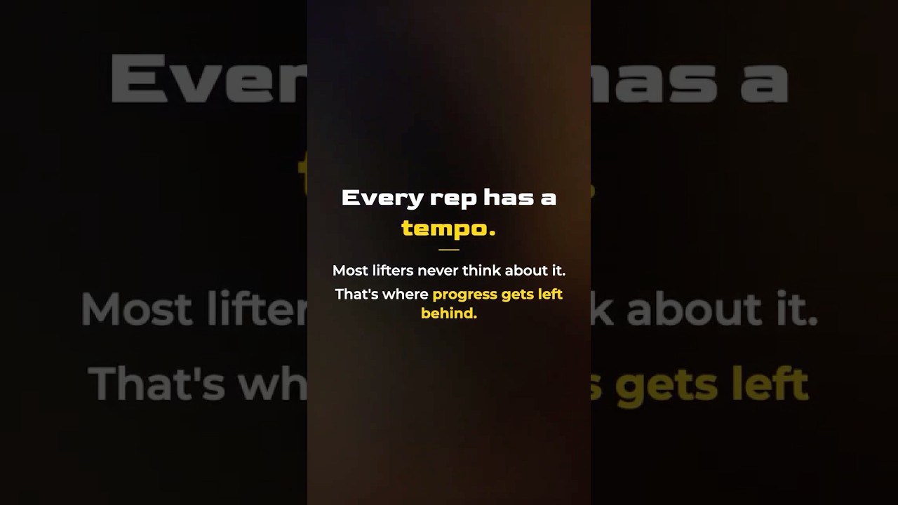 Tempo Training for Muscle Growth: Why How You Lift Matters | Video Guide