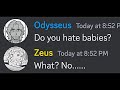 Odysseus Discovers Why Zeus Wants Him To Kill A Baby