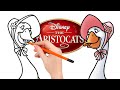 How To Draw Abigail And Amelia Gabble The Nieces Of Uncle Waldo The Aristocats